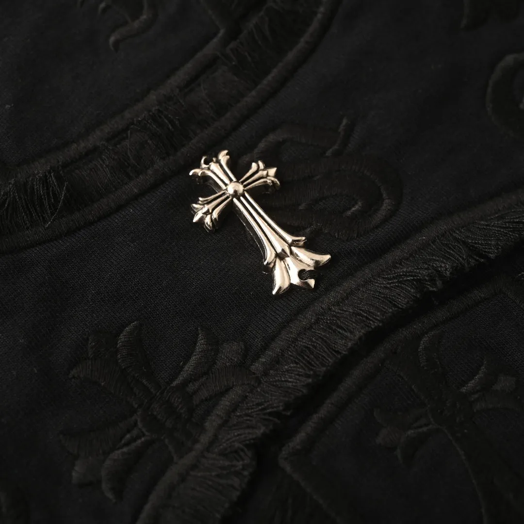 170 CHROME HEARTS/ CH T Original 100% ➕ ➕3D ➕ ：Black White Size：S-XL
